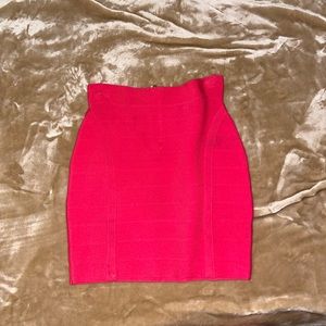Guess pink mini skirt